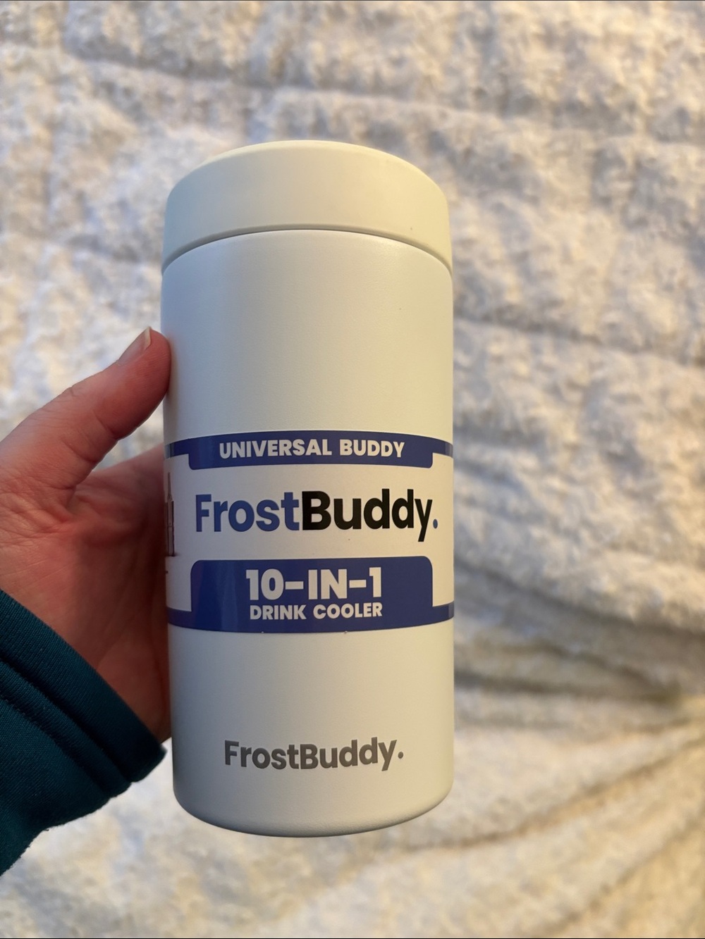 FrostBuddy 10-in-1 White Drink Cooler